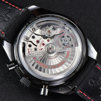 Speedmaster ‘dark Side The Moon’ Real Ceramic 44mm Black Dial - Authentic Movement