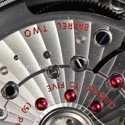 Speedmaster ‘dark Side Of The Moon’ Real Ceramic Omf 44mm Black Dial Nylon Strap - Authentic Movement
