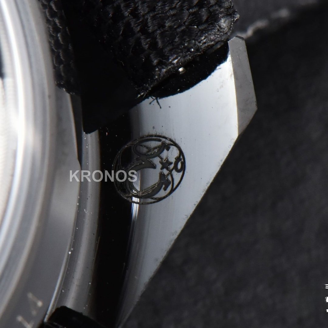 Speedmaster ‘dark Side Of The Moon’ Real Ceramic Omf 44mm Black Dial Nylon Strap - Authentic Movement