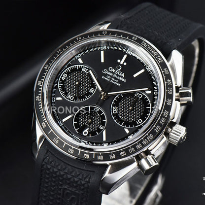 Speedmaster Racing Master 40mm Black Dial Black - Authentic Movement