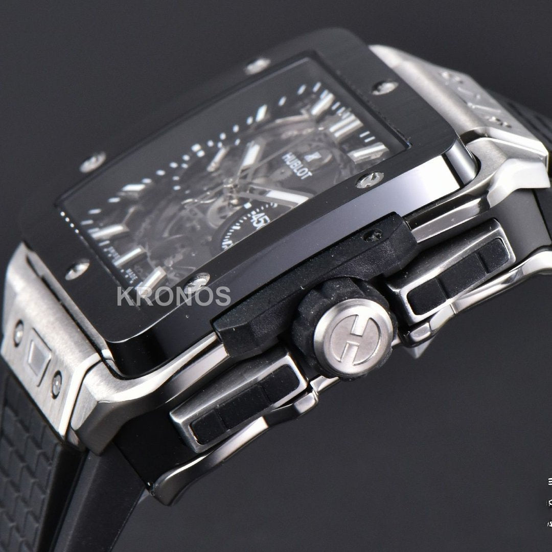 Square Bang Unico 42mm Ceramic Skeleton Dial A1280 - Authentic Movement