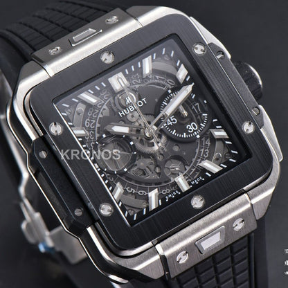 Square Bang Unico 42mm Ceramic Skeleton Dial A1280 - Authentic Movement