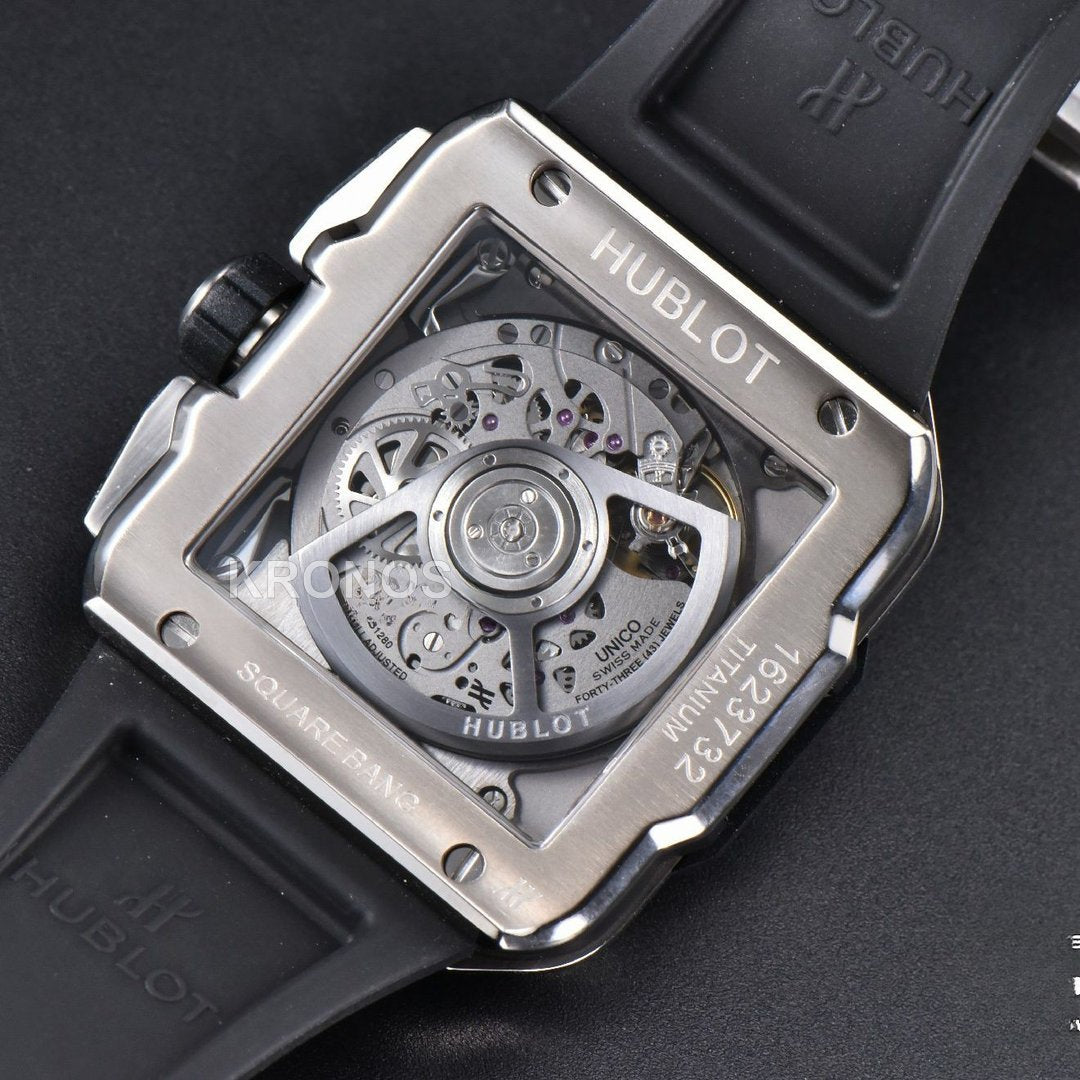 Square Bang Unico 42mm Ceramic Skeleton Dial A1280 - Authentic Movement