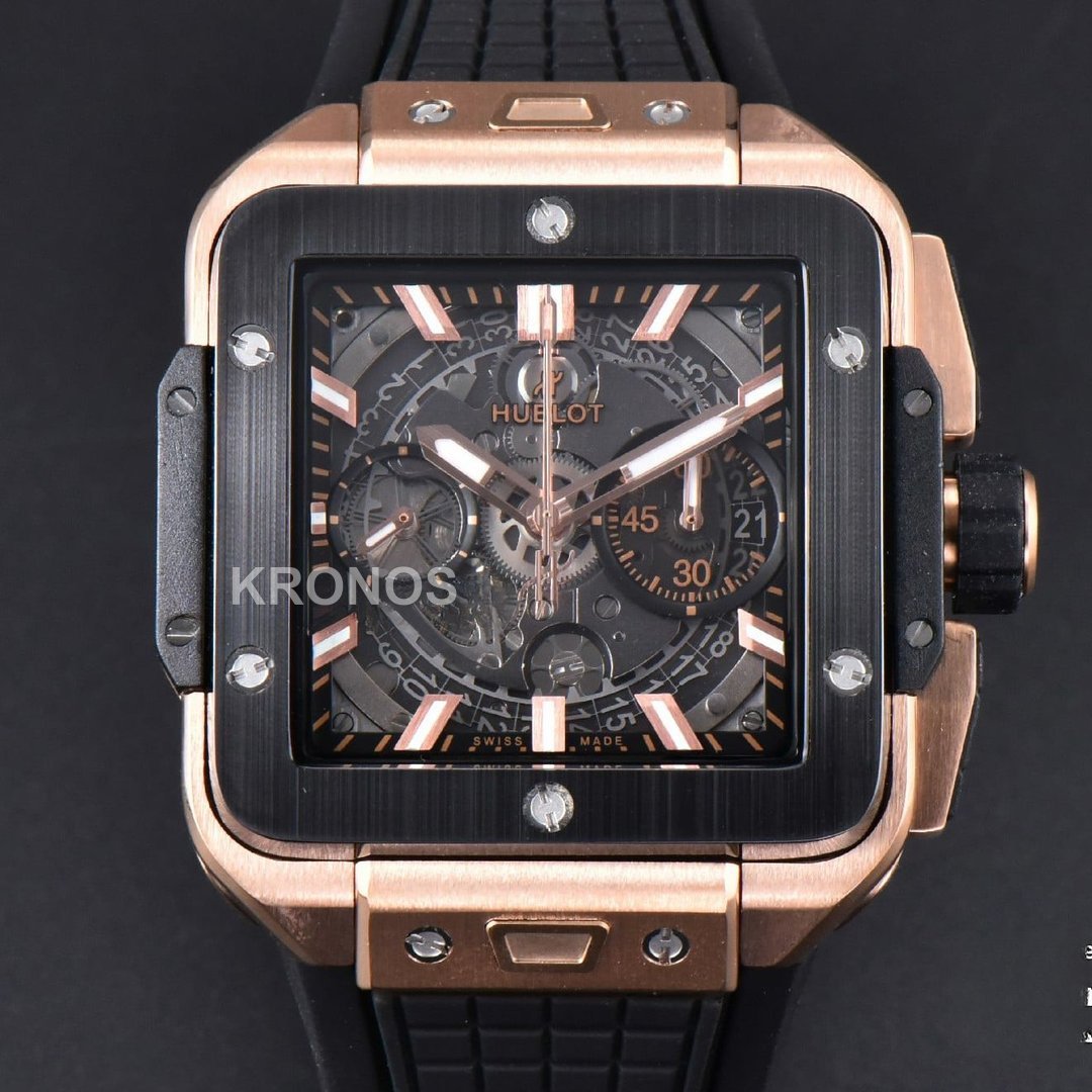 Square Bang Unico 42mm Ceramic Skeleton Dial A1280 - Authentic Movement