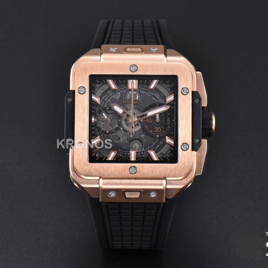 Square Bang Unico 42mm Skeleton Dial  - Authentic Movement