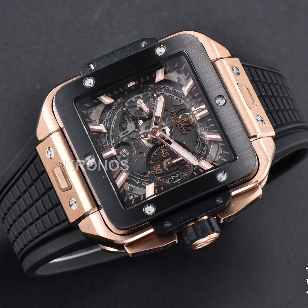 Square Bang Unico 42mm Ceramic Skeleton Dial A1280 - Authentic Movement