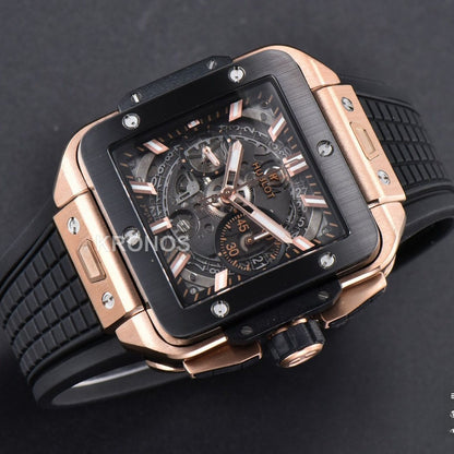 Square Bang Unico 42mm Ceramic Skeleton Dial A1280 - Authentic Movement