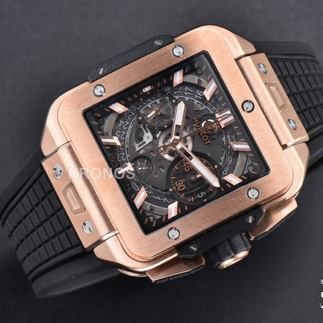 Square Bang Unico 42mm Skeleton Dial  - Authentic Movement