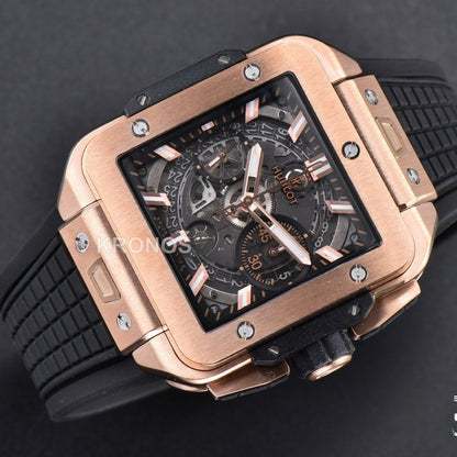 Square Bang Unico 42mm Skeleton Dial  - Authentic Movement