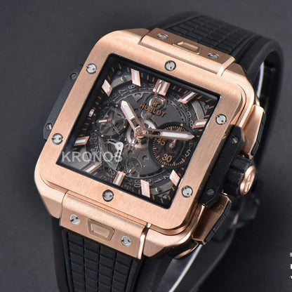 Square Bang Unico 42mm Skeleton Dial  - Authentic Movement