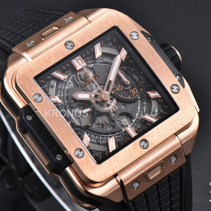 Square Bang Unico 42mm Skeleton Dial  - Authentic Movement