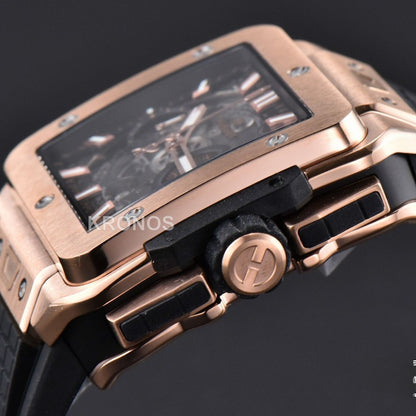 Square Bang Unico 42mm Skeleton Dial  - Authentic Movement