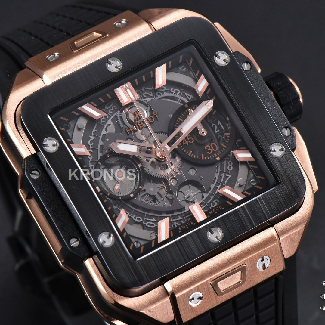 Square Bang Unico 42mm Ceramic Skeleton Dial A1280 - Authentic Movement