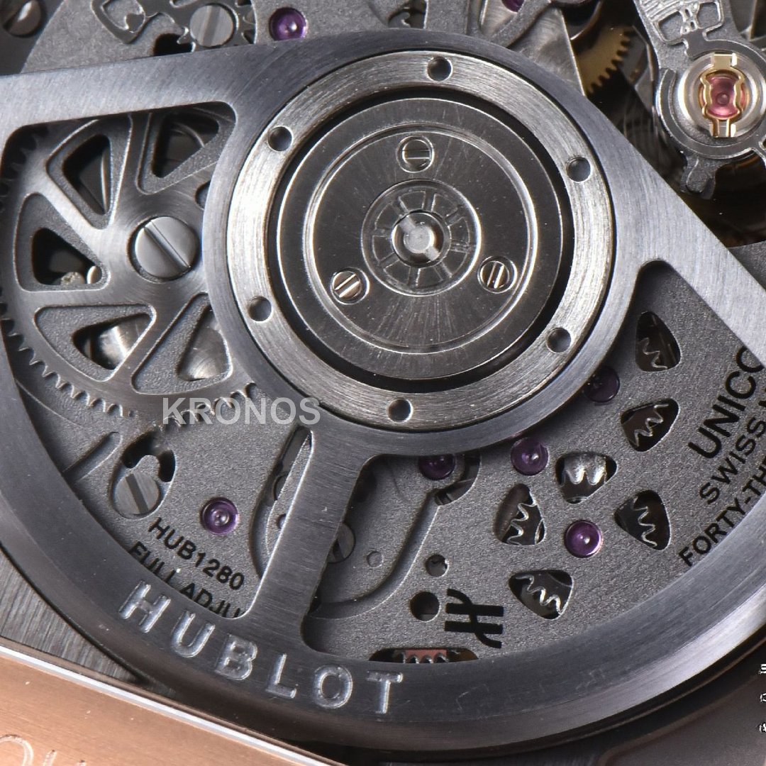 Square Bang Unico 42mm Ceramic Skeleton Dial A1280 - Authentic Movement