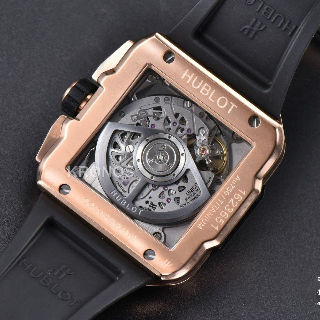 Square Bang Unico 42mm Skeleton Dial  - Authentic Movement