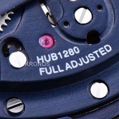 Square Bang Unico 42mm Titanium 1 Blue Skeleton Dial Blue A1280 - Authentic Movement