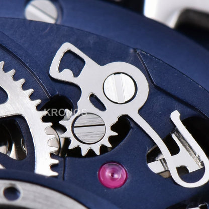 Square Bang Unico 42mm Titanium 1 Blue Skeleton Dial Blue A1280 - Authentic Movement