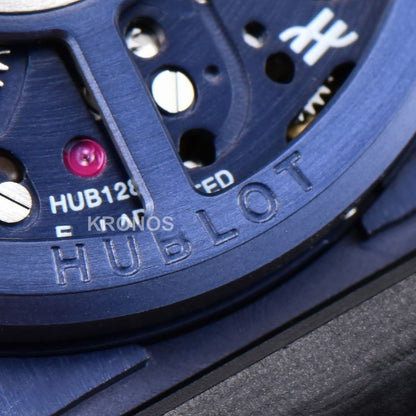 Square Bang Unico 42mm Blue Skeleton Dial Blue A1280 - Authentic Movement