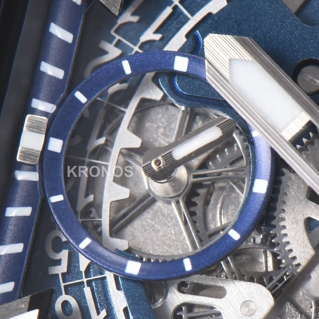 Square Bang Unico 42mm Titanium Blue Ceramic Skeleton Dial Blue - Authentic Movement