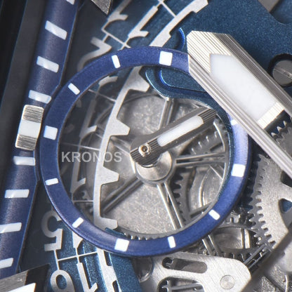 Square Bang Unico 42mm Titanium Blue Ceramic Skeleton Dial Blue - Authentic Movement
