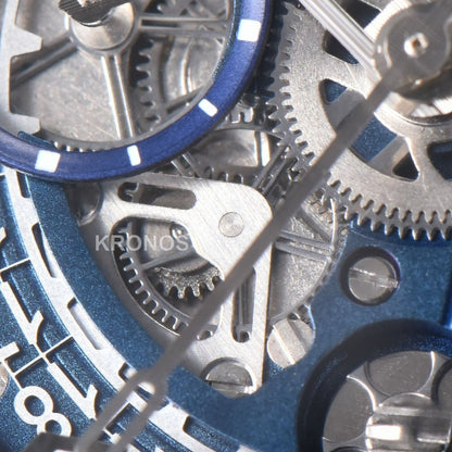 Square Bang Unico 42mm Titanium Blue Ceramic Skeleton Dial Blue - Authentic Movement