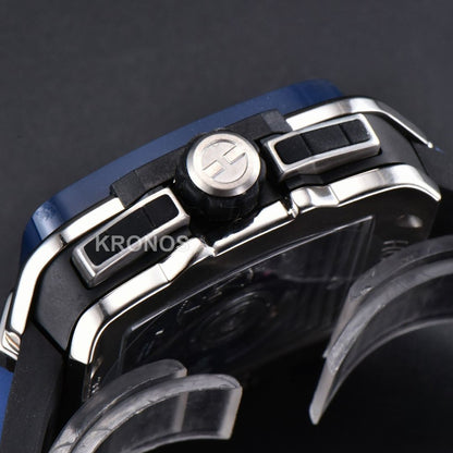 Square Bang Unico 42mm Titanium Blue Ceramic Skeleton Dial Blue - Authentic Movement