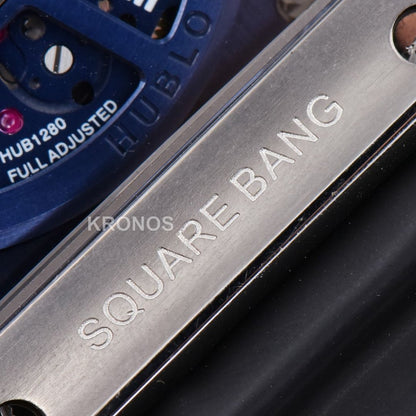 Square Bang Unico 42mm Titanium Blue Ceramic Skeleton Dial Blue - Authentic Movement
