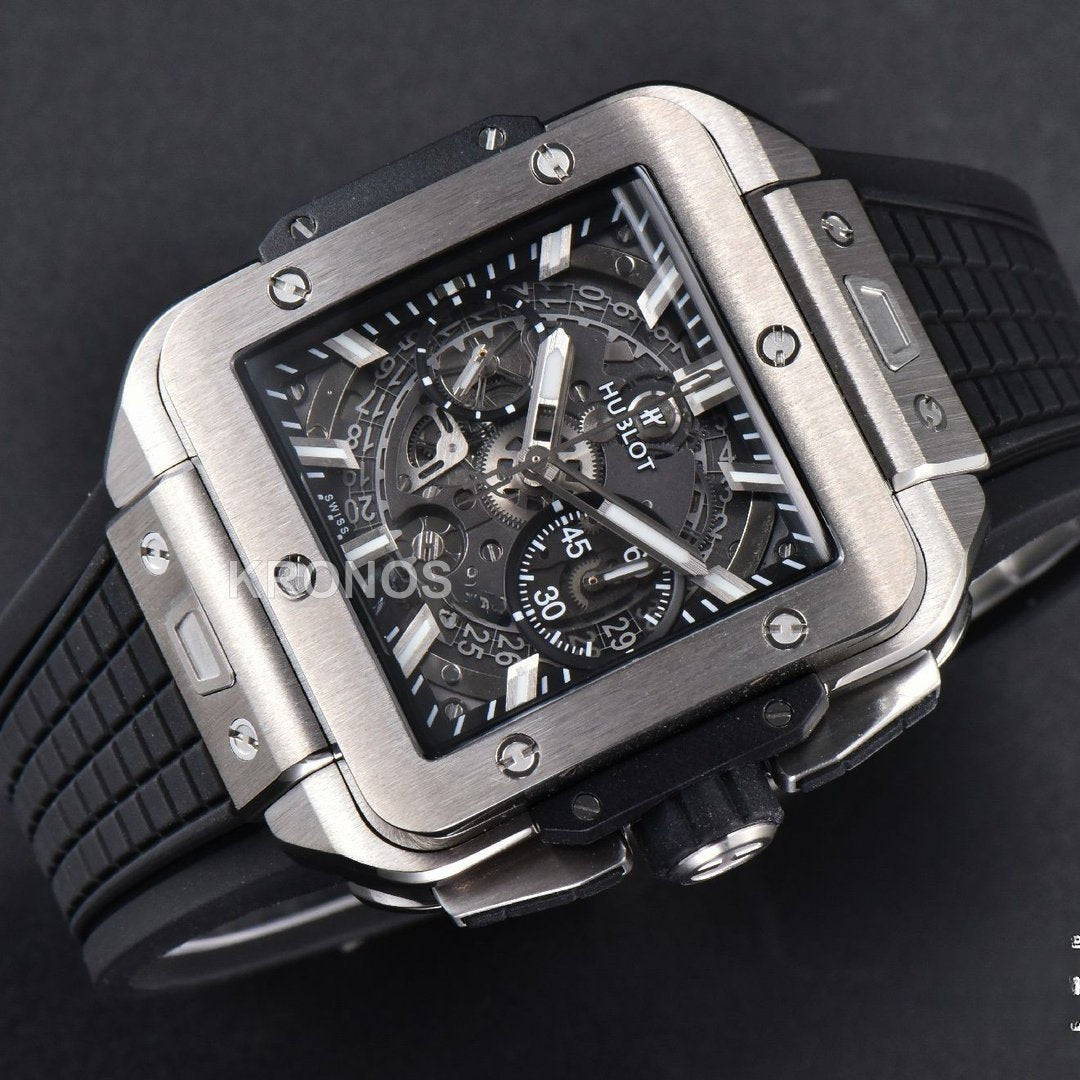 Square Bang Unico 42mm Titanium Skeleton Dial - Authentic Movement