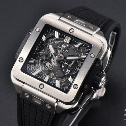 Square Bang Unico 42mm Titanium Skeleton Dial - Authentic Movement
