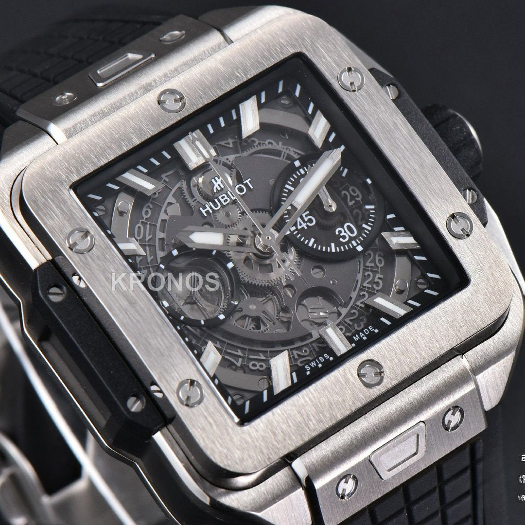 Square Bang Unico 42mm Titanium Skeleton Dial - Authentic Movement