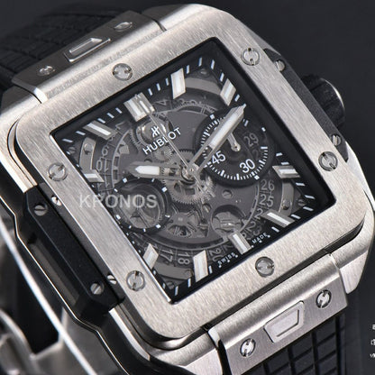 Square Bang Unico 42mm Titanium Skeleton Dial - Authentic Movement