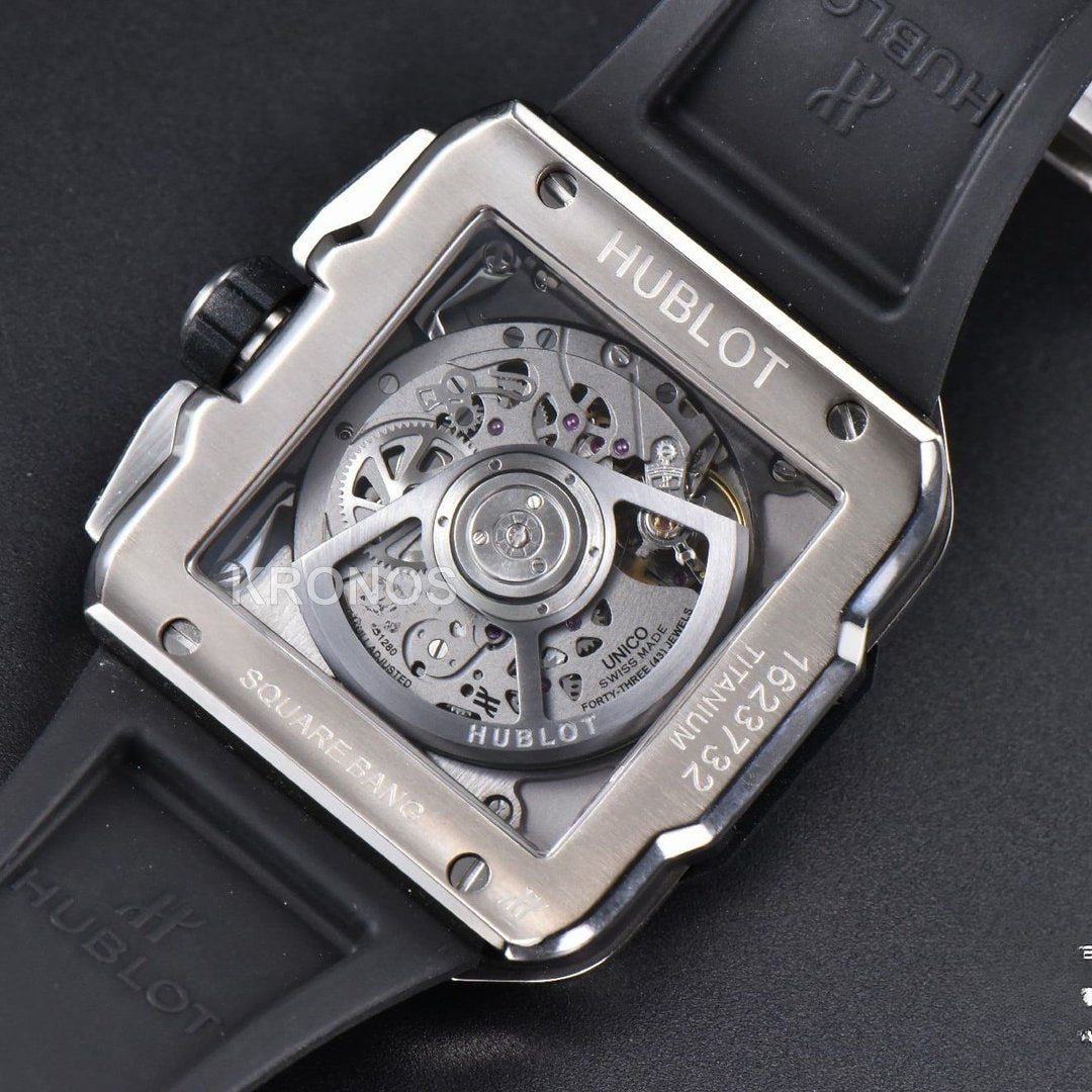 Square Bang Unico 42mm Titanium Skeleton Dial - Authentic Movement