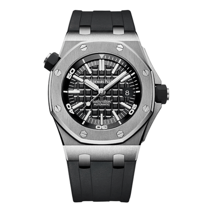 Royal Oak Offshore steel – Black Dial Rubber Strap Type AP
