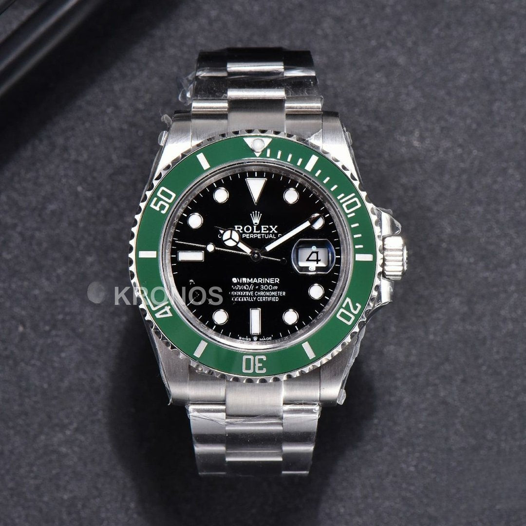 Submariner Kermit 41mm Green Ceramic - Authentic Movement
