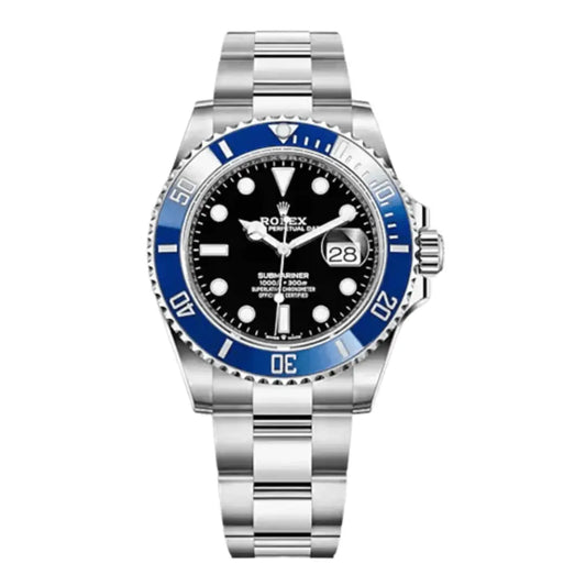 Reloj Submariner Cookie Monster Oystersteel dial negro bisel azul Kronos Relojes