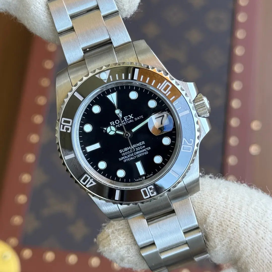 Reloj Submariner esfera negra bisel negro Kronos Relojes México