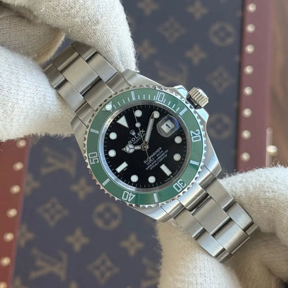 Submariner estilo AAA acero inoxidable fechador Oyster Date Kronos