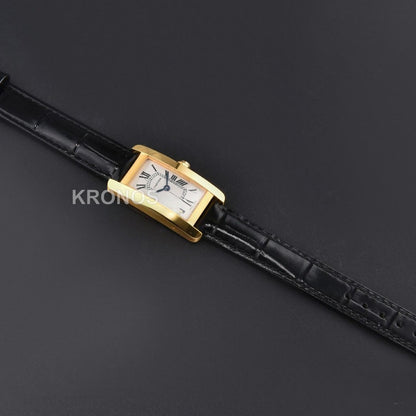 Tank Américaine Small 35.8mmx19mm Black Quartz - Authentic Movement