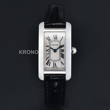 Tank Américaine Small 35.8mmx19mm Black Quartz - Authentic Movement