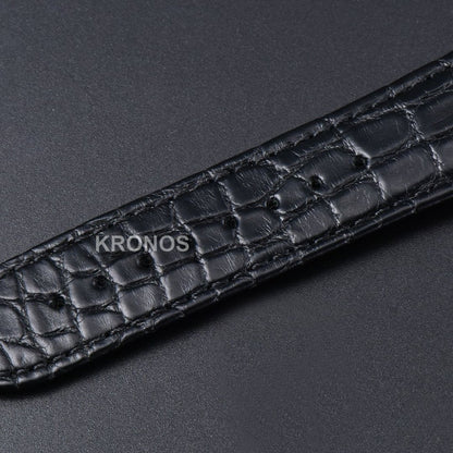 Tank Louis XL Automatic 31mm X 41mm Black Croc Textured - Authentic Movement
