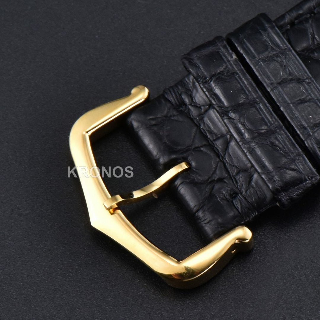 Tank Louis XL Automatic 31mm X 41mm Black Croc Textured - Authentic Movement
