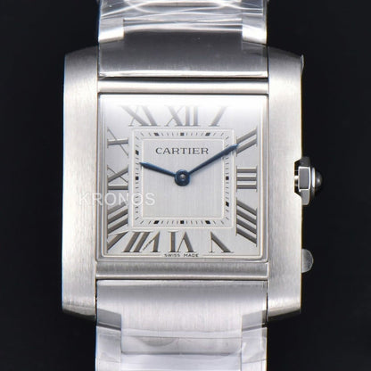 Tank Francaise Medium 32mmx 27mm Quartz - Authentic Movement