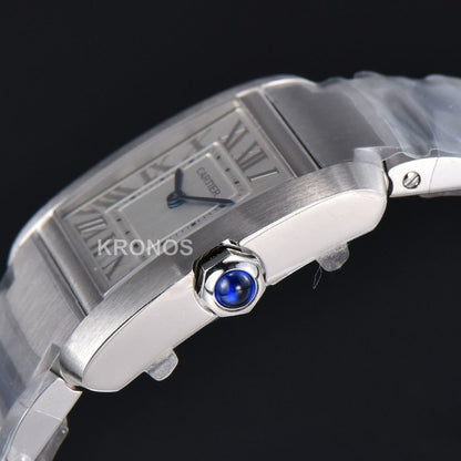 Tank Francaise Medium 32mmx 27mm Quartz - Authentic Movement