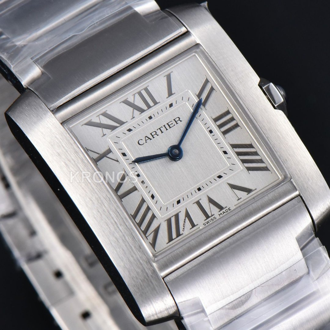 Tank Francaise Medium 32mmx 27mm Quartz - Authentic Movement
