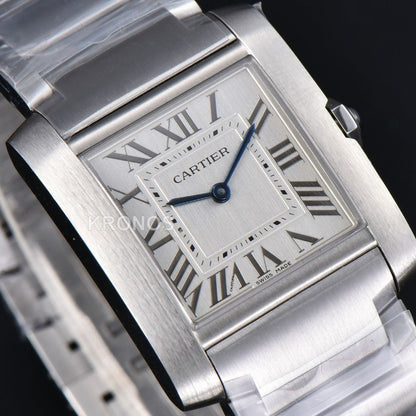 Tank Francaise Medium 32mmx 27mm Quartz - Authentic Movement