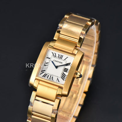 Tank Francaise Small 25.7mmx21.2mm Quartz - Authentic Movement