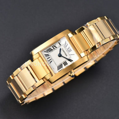 Tank Francaise Small 25.7mmx21.2mm Quartz - Authentic Movement