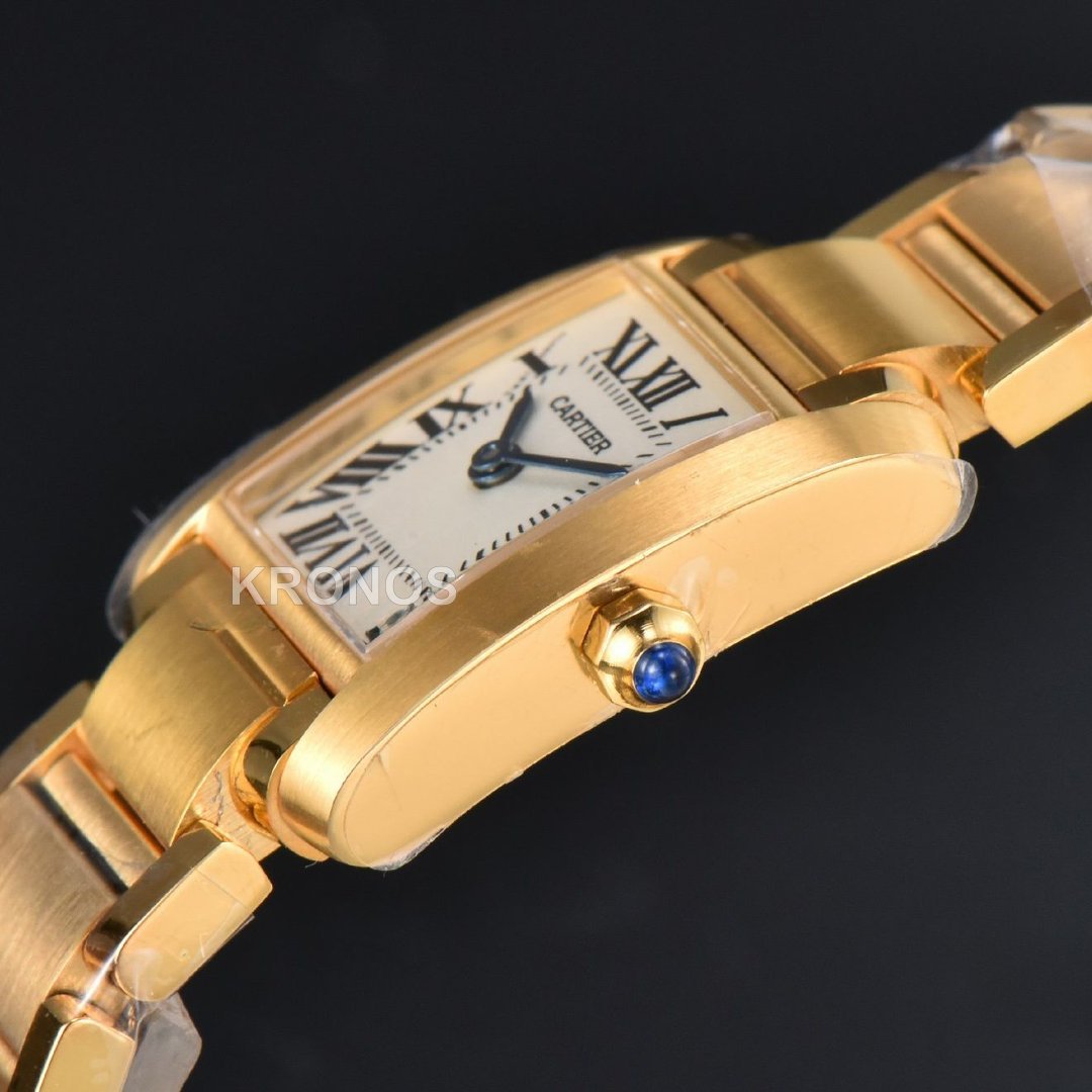 Tank Francaise Small 25.7mmx21.2mm Quartz - Authentic Movement
