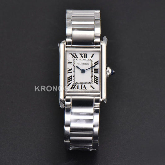 Tank Must Small 29.5mmx22mm White Dial - Authentic Movement