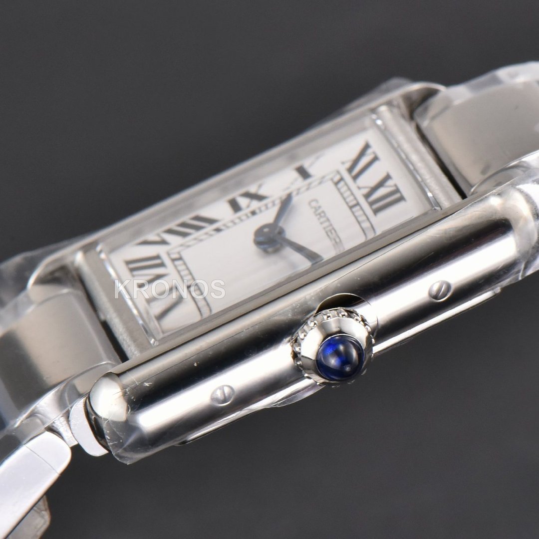 Tank Must Small 29.5mmx22mm White Dial - Authentic Movement